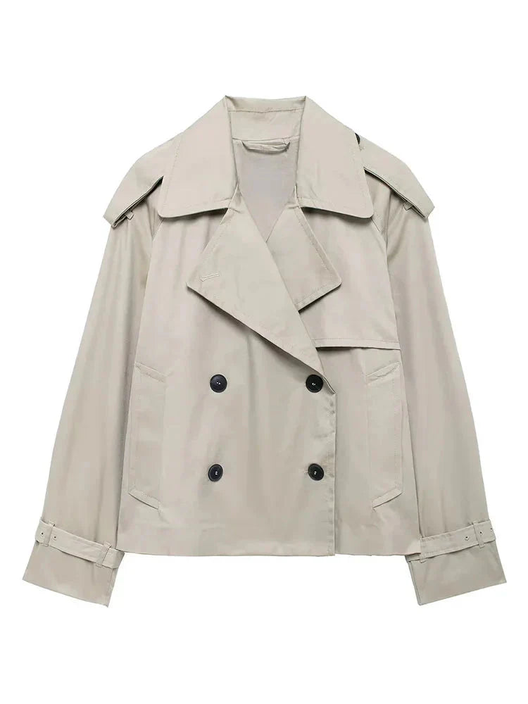 WW | Women's Cropped Trench Coat