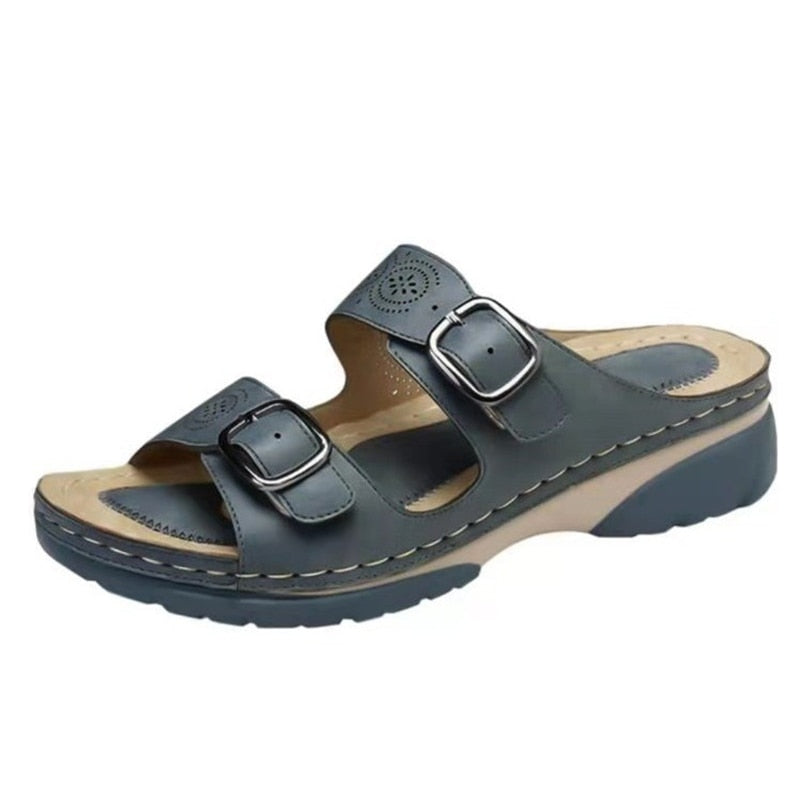 WW | Riemensandalen Sommerschuhe Orthopädische Slipper Damen