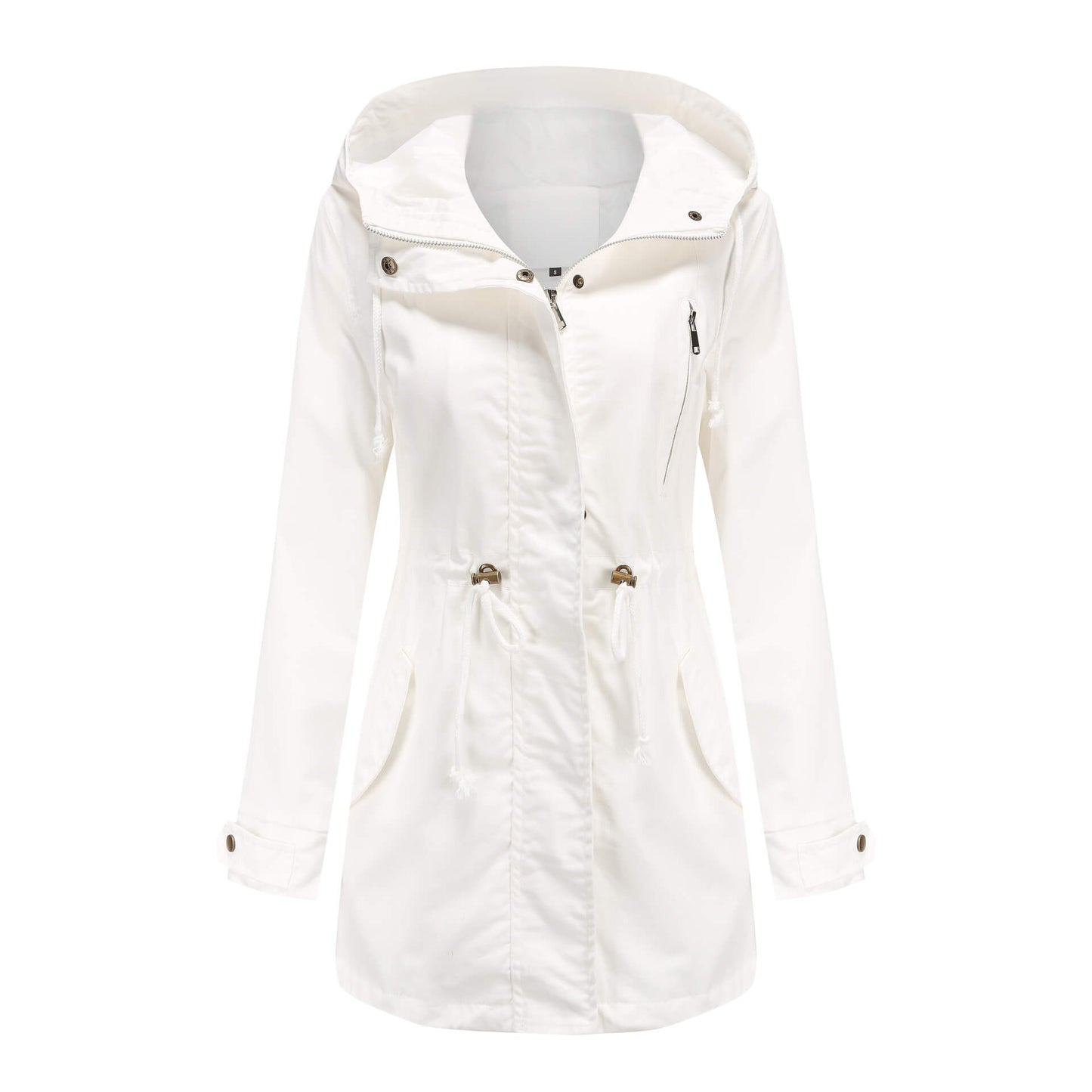 WW | Hooded Parka Jacke - Verstellbare Taille - Wasserabweisender Stoff - Alltag Casual