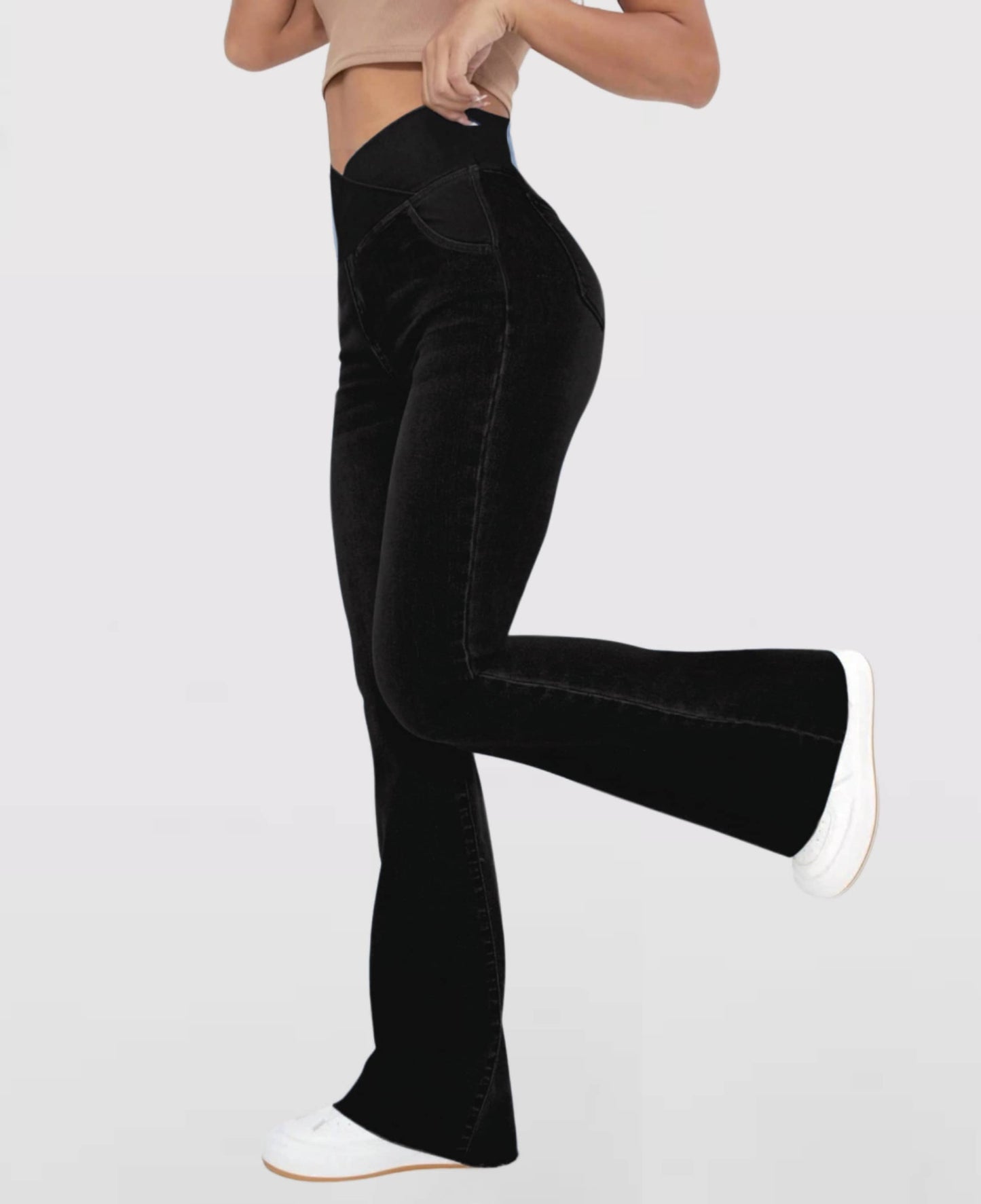 WW | Dehnbare Jeans mit hoher Taille