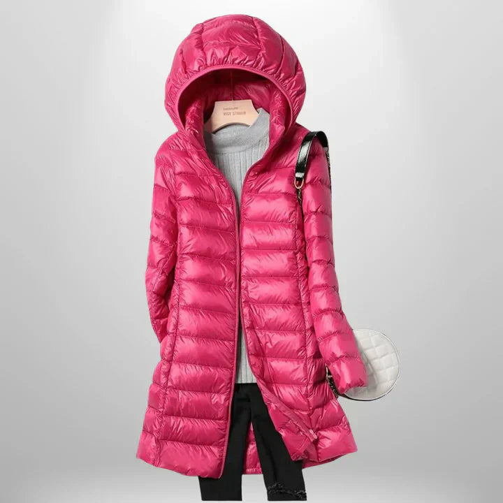 WW | Leichtgewicht mit Kapuze Pufferjacke Winterjacke für Damen