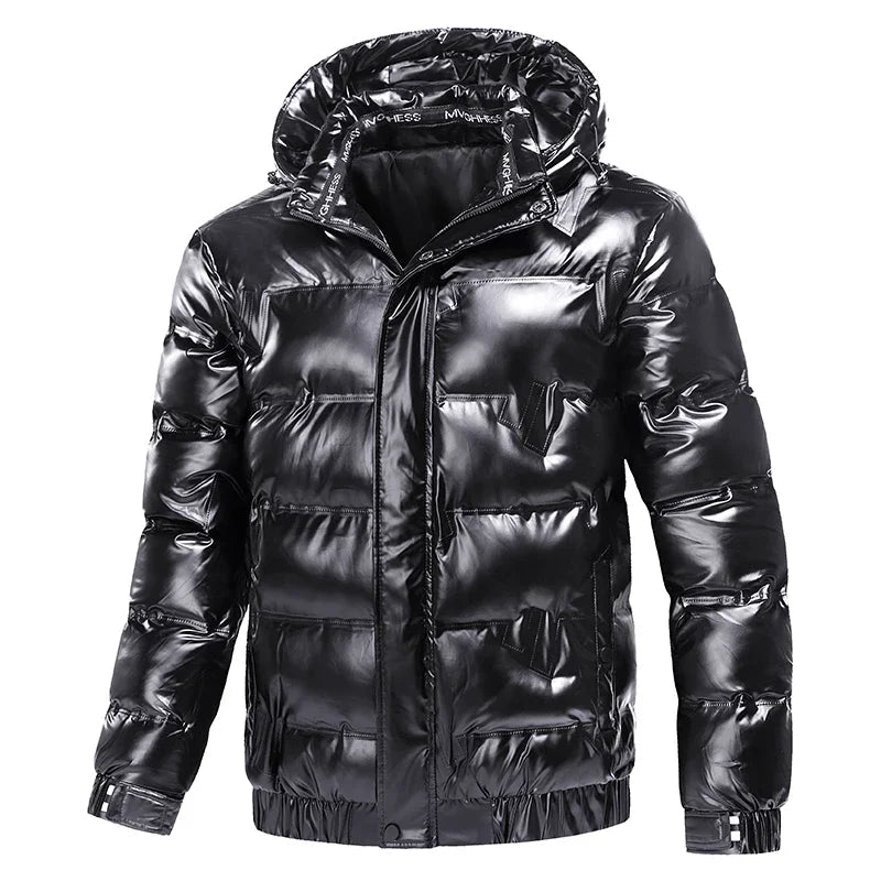 WW | Elegante Steppjacke mit Kapuze für Herren Winter