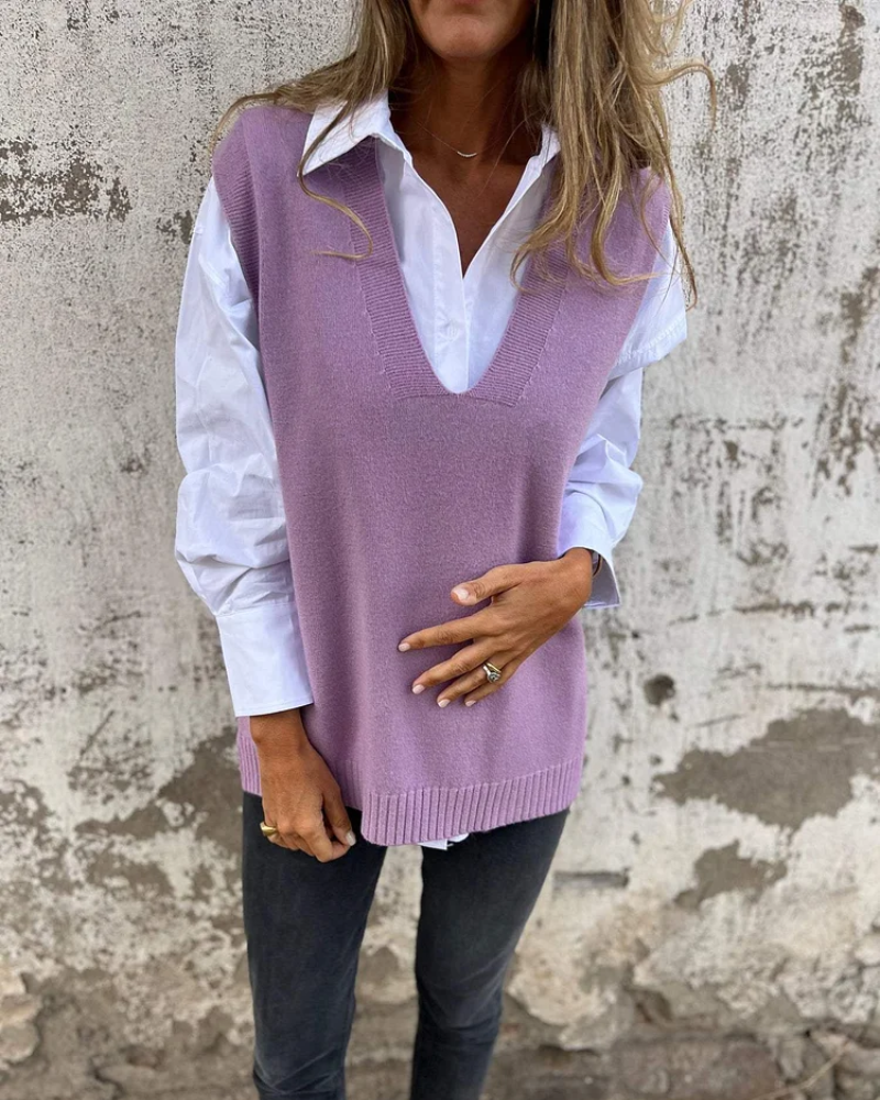 WW | Elegant Women's Vest Luxury Knit for Effortless Layering