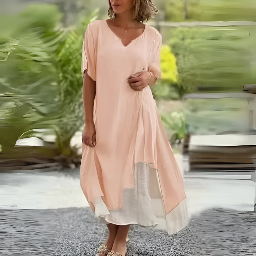 WW | Lässiges Asymmetrisches Kleid