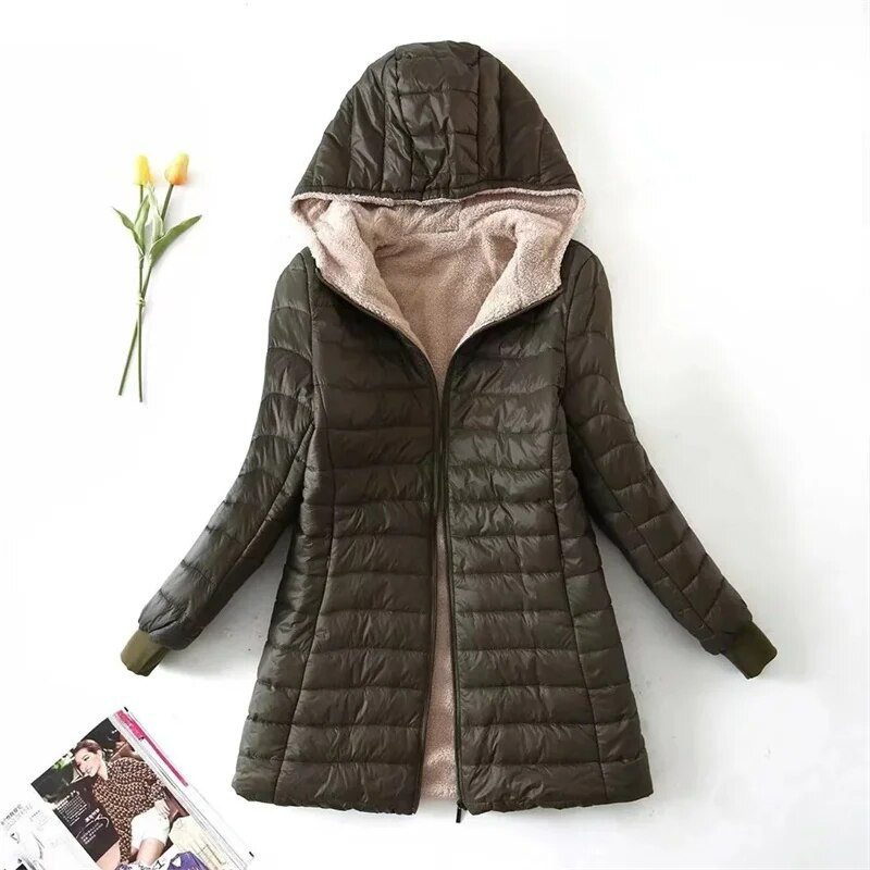 WW | leichte Damenjacke mit Fleecefutter für den Winter