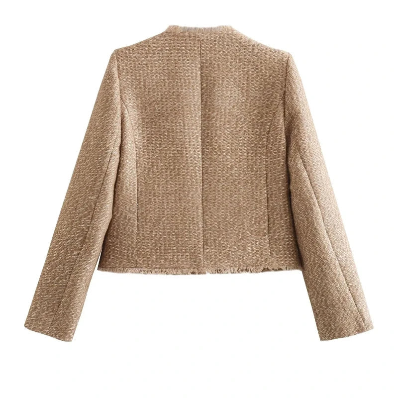 WW | Trendy Gekürzte Damenjacke für Herbst und Winterkomfort