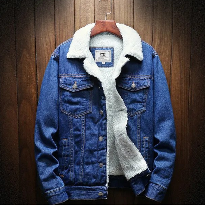 WW | Jeansjacke für Herren mit Fleecefutter