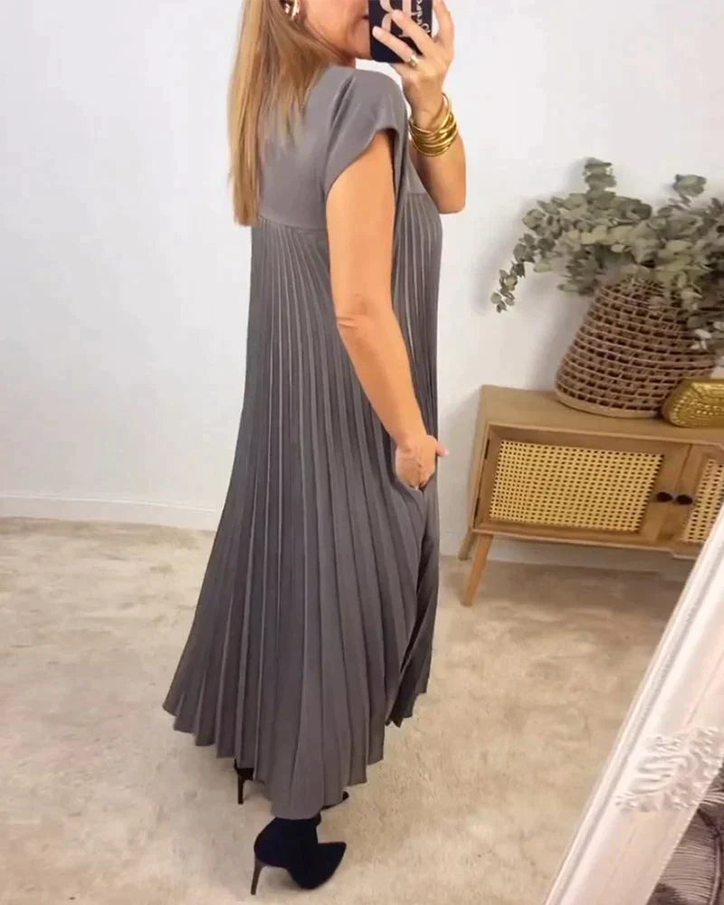 WW Kleid | Elegantes langes ärmelloses Kleid in lockerer Passform