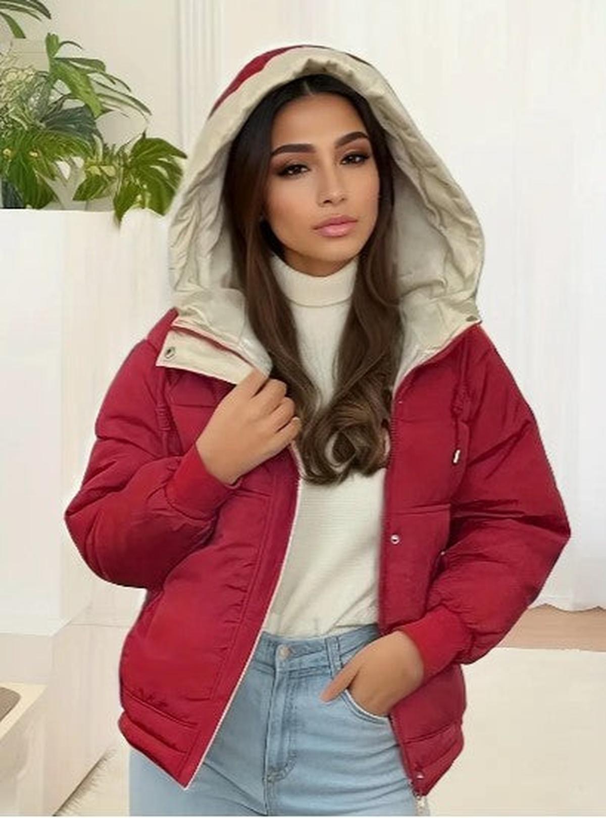 WW | Fleece Futterte Damen Kapuzenjacke Für Freizeit und Outdoor Bekleidung