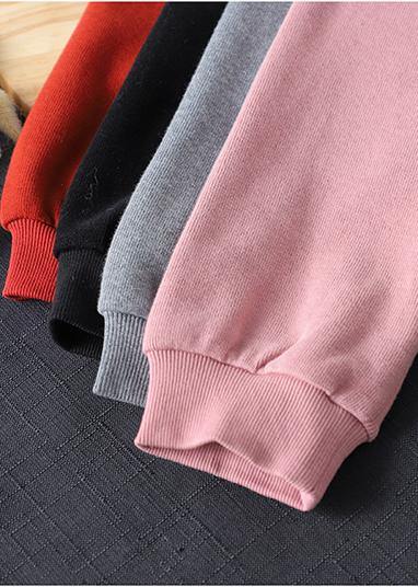 WW | Pink Kleidung für Frauen Form V-Ausschnitt Knöpfen Mantel