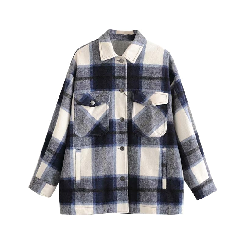 WW | Checked Transitional Jacket for Women