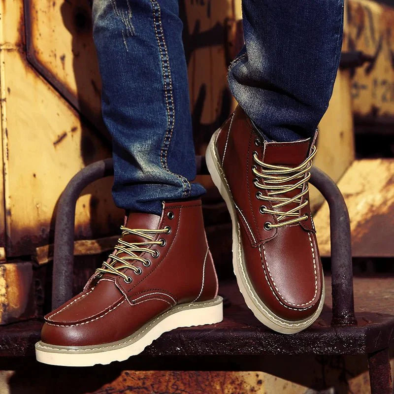 WW | Mokassin-Stiefel - Bequeme Streetstyle Schuhe