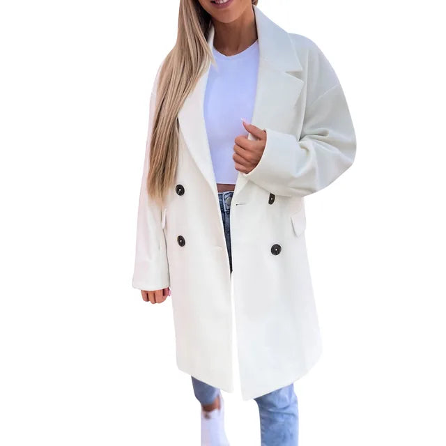 WW | Stylish Mid-Length Trench Coat