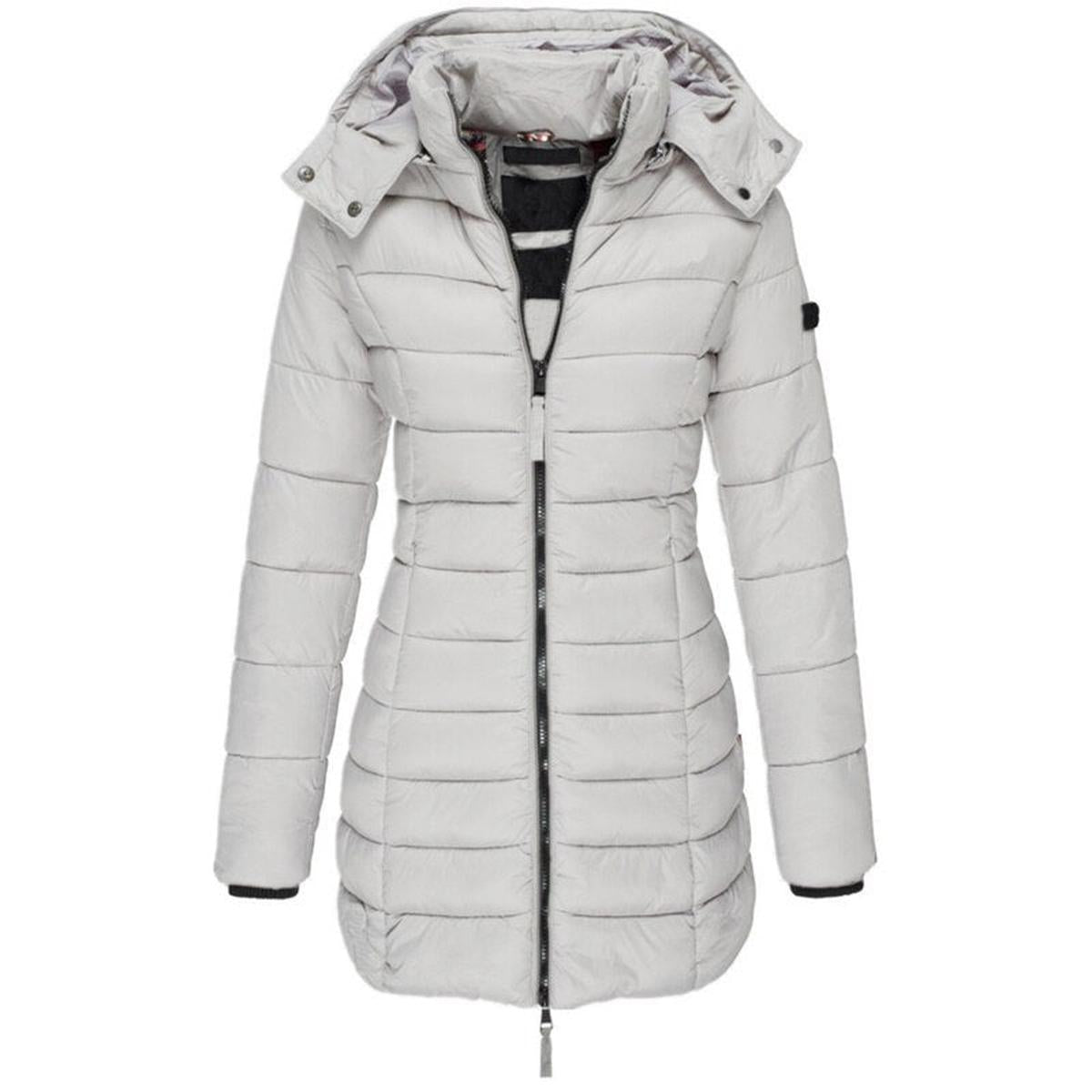 WW | Kapuze Isolierte Winterjacke mit Reißverschluss