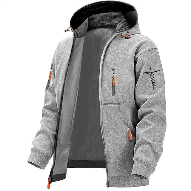 WW | Reißverschluss Warmer Fleece mit Durchgehendem Reißverschluss für Herren