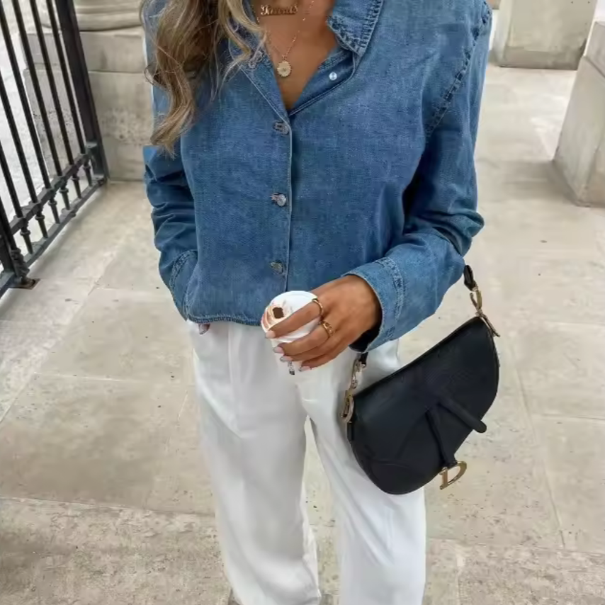 WW | Damen Rückenfreier Lange Ärmel Jacke Stylisches Design