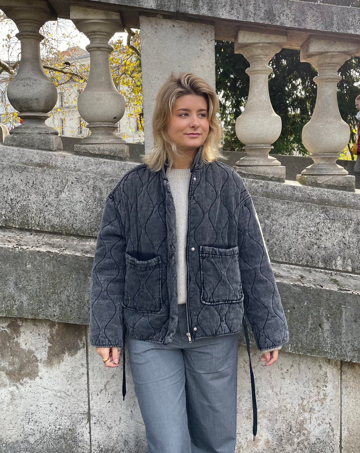 WW | Essential Grey Jacket with Large Pockets