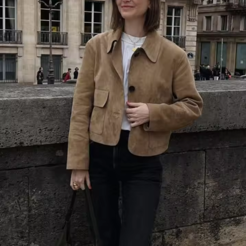 WW | Damen Bequeme Kurze Jacke Lässiger Stil