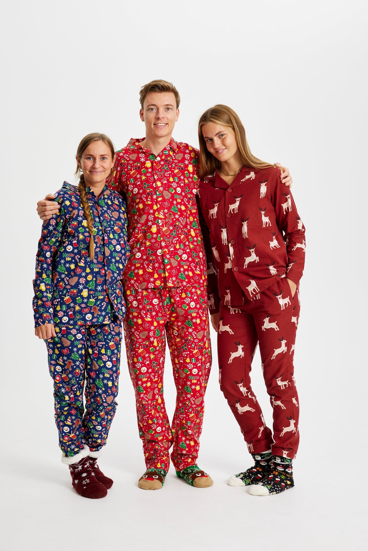 WW | Rentier Weihnachts-Pyjama Flanell - Herren