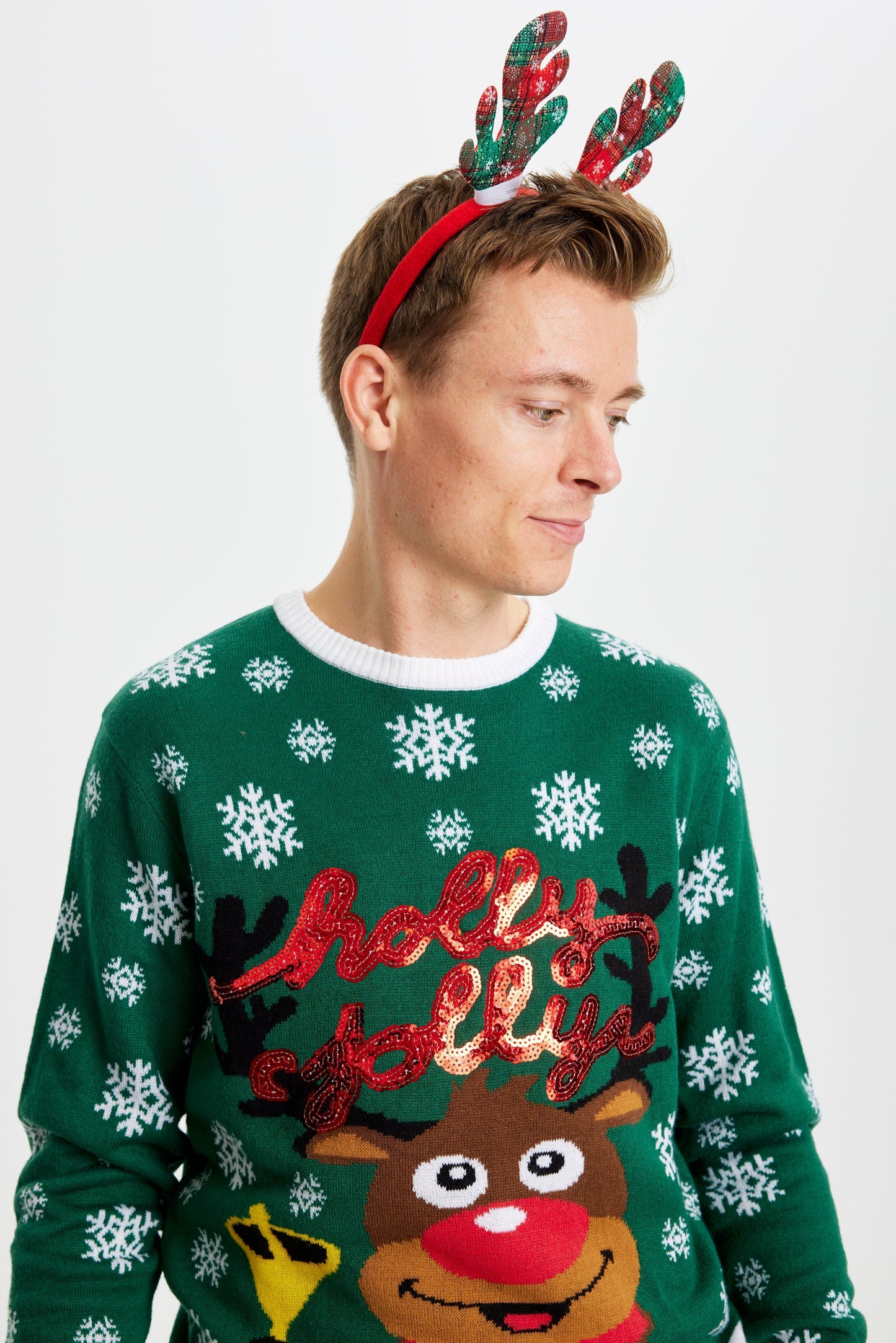 WW | Holly Jolly Christmas Weihnachtspullover - Herren
