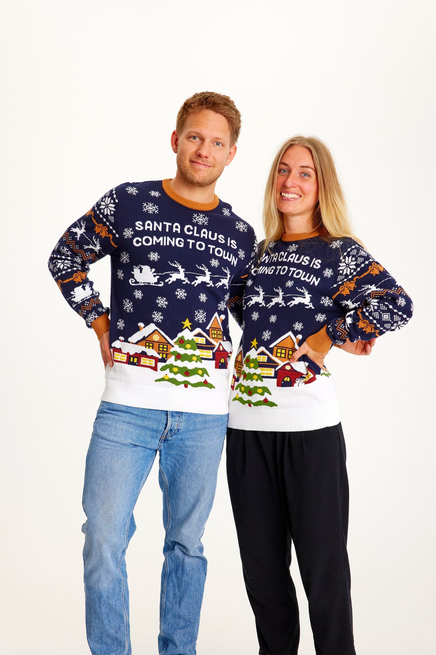 WW | Santa Claus Is Coming To Town Navy - Damen