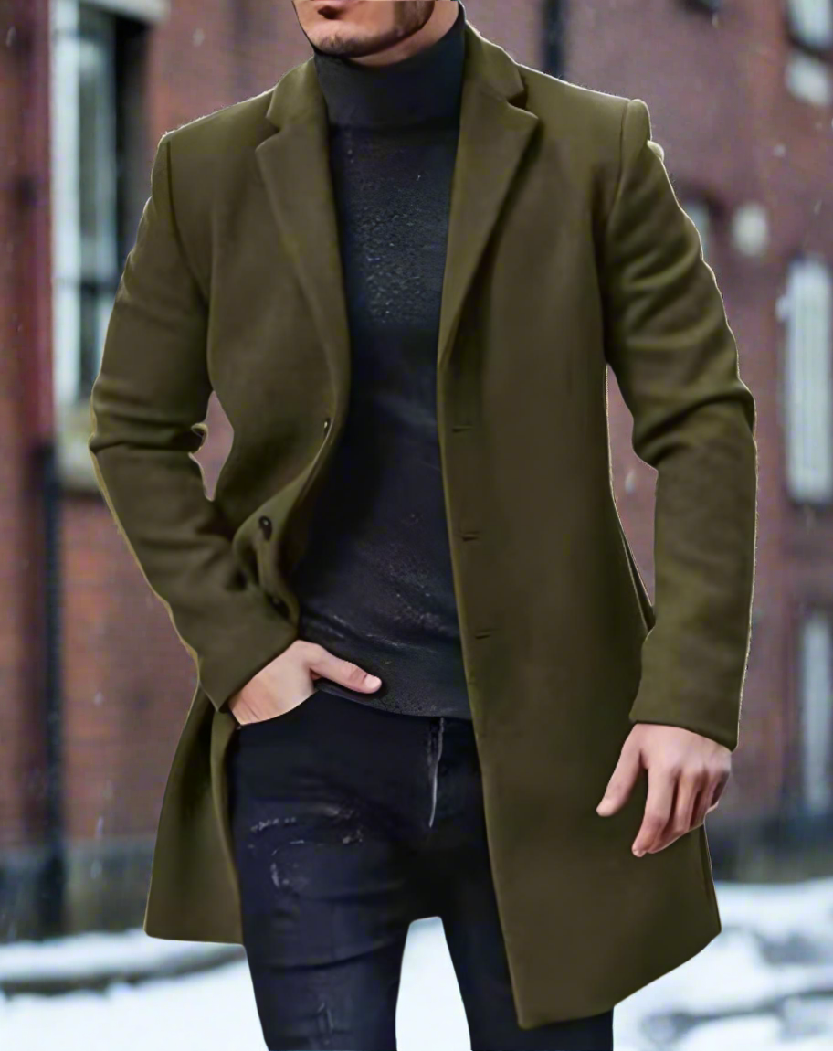 WW | High-quality, buttonable men's coat