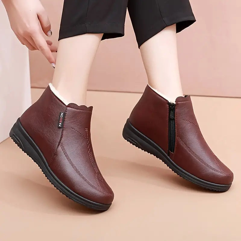 WW | Women's Orthopedic Ankle Boots with Plush Lining