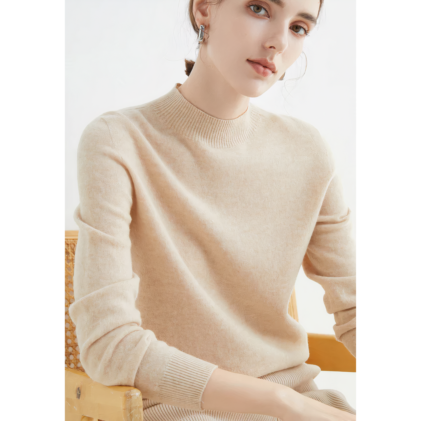 WW | Women's Mock Neck Sweater
