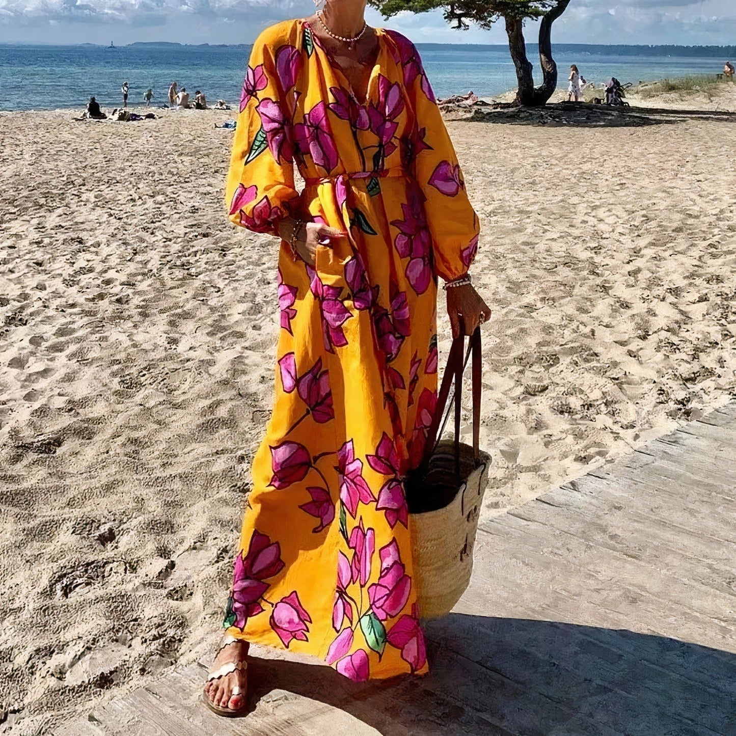 WW | Floral Print Maxi Dress