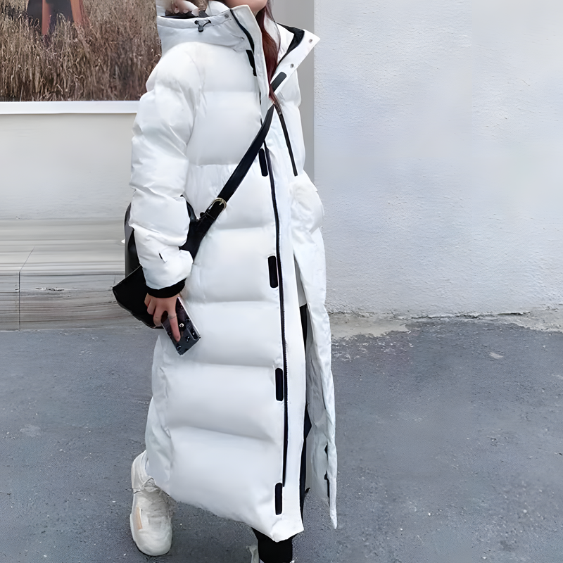WW | Pufferjacke Warm Kapuze Daunenjacke Gekleidete Jacke Damen