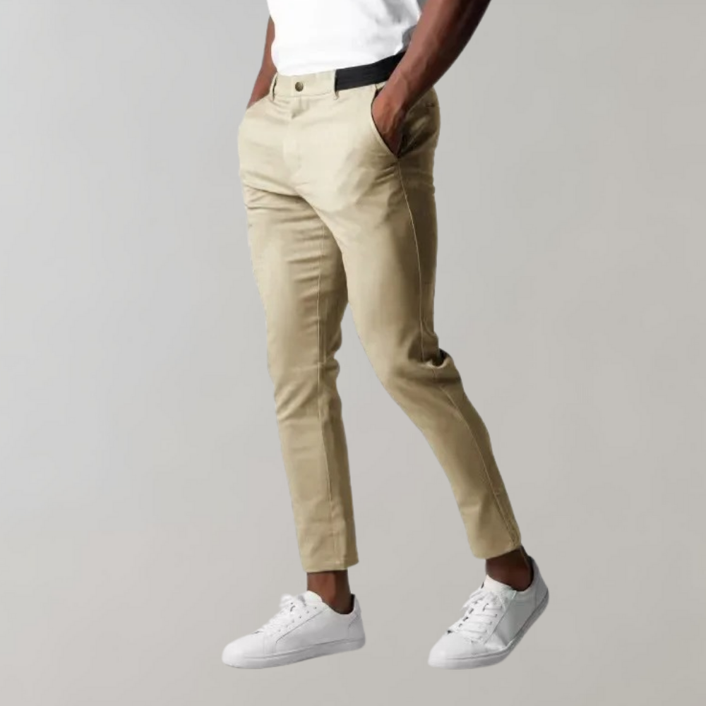 WW | Men's Slim-Fit Chinos - Comfortable Business Trousers with Stretch & Modern Cut