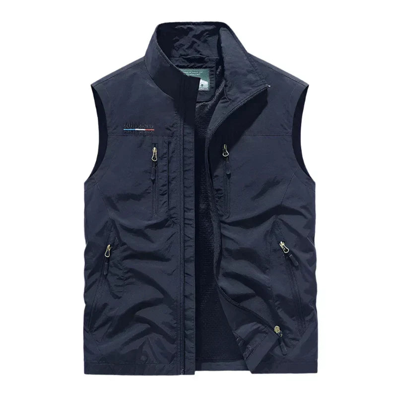 WW | Sleeveless Zipper Tactical Vest Men's Vest