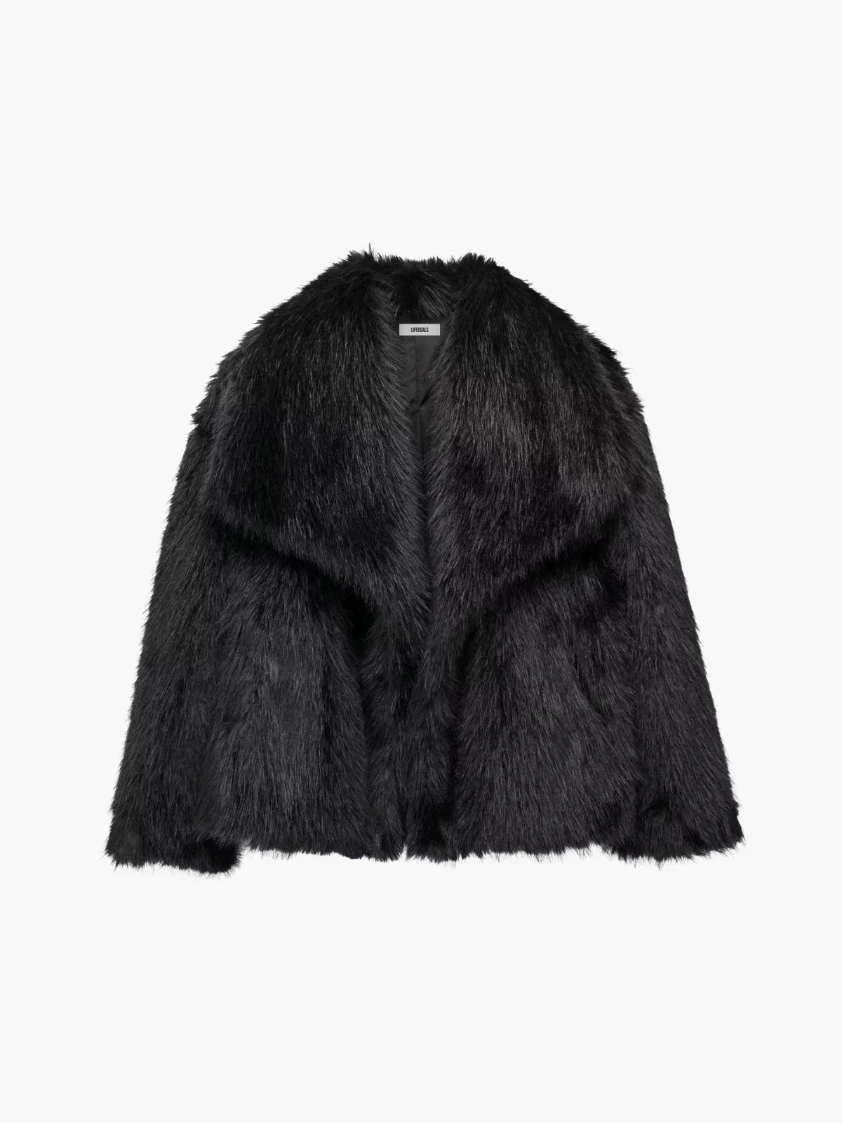 WW | Sheepskin Faux Fur Open-Front Jacket