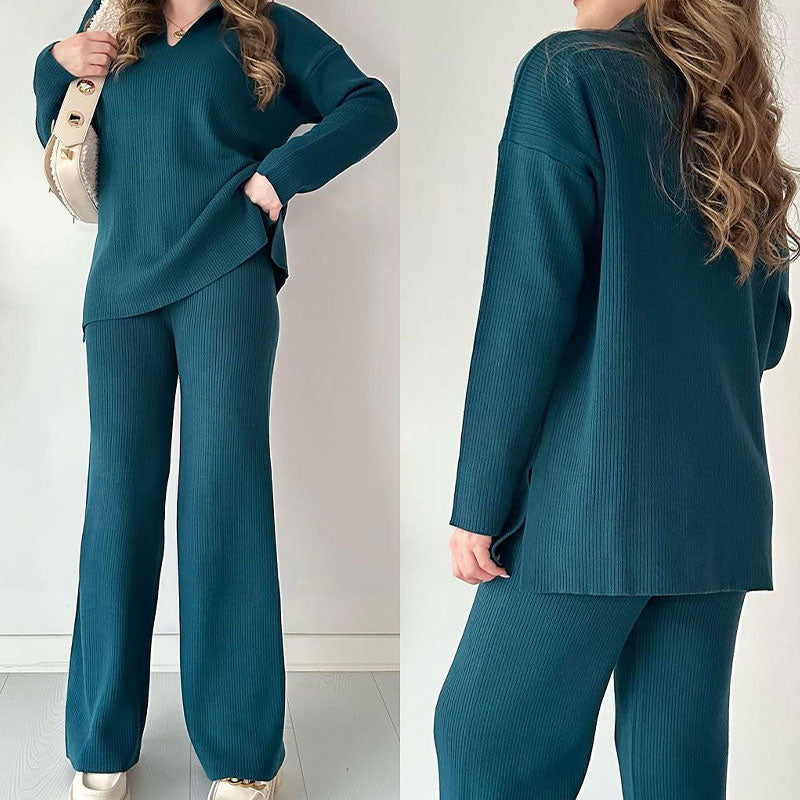 WW | Casual Knit Set Stylish & Comfortable Ensemble