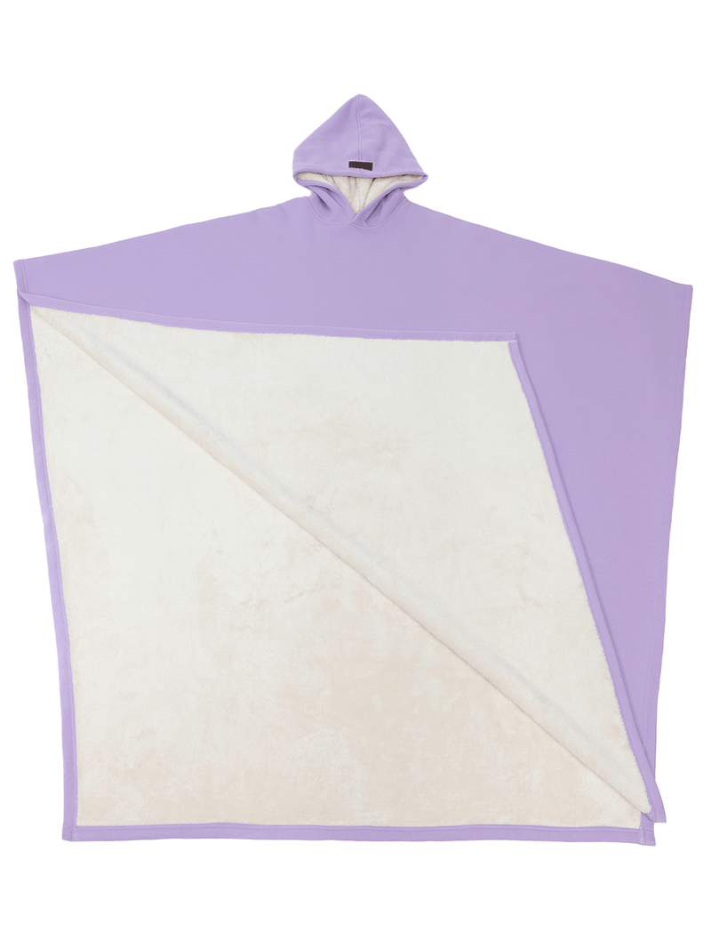 WW | Luxurious Hooded Fleece Poncho for Ultimate Comfort