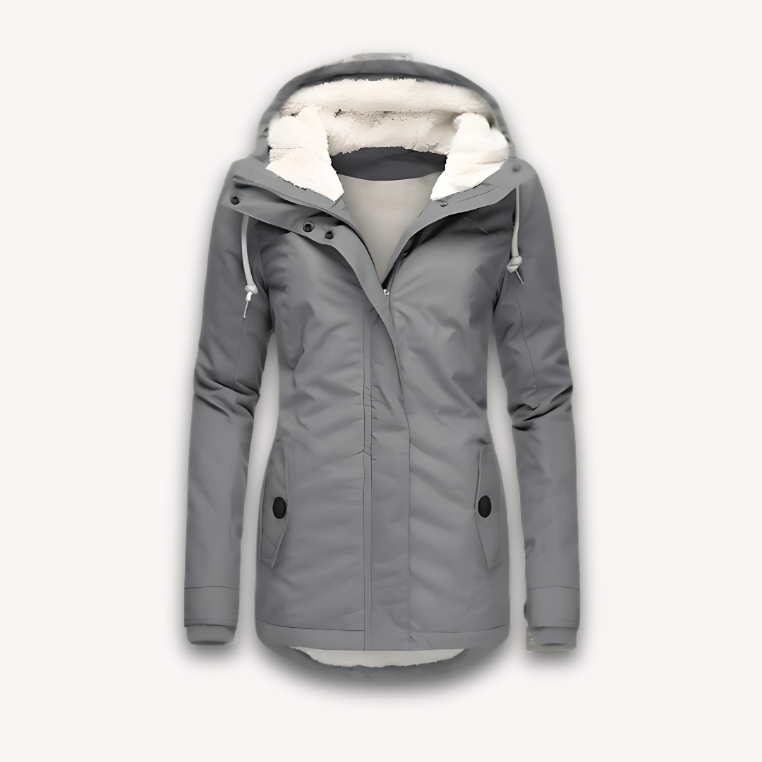 WW | Wasserdichte Winterjacke für Damen mit Kunstfellfutter