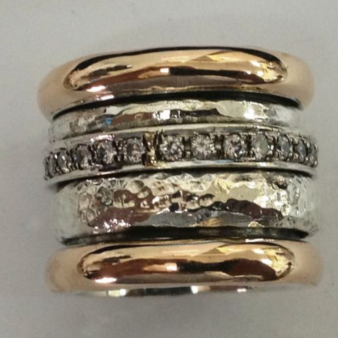 WW | Vintage Layered Thick Gold Ring Gold