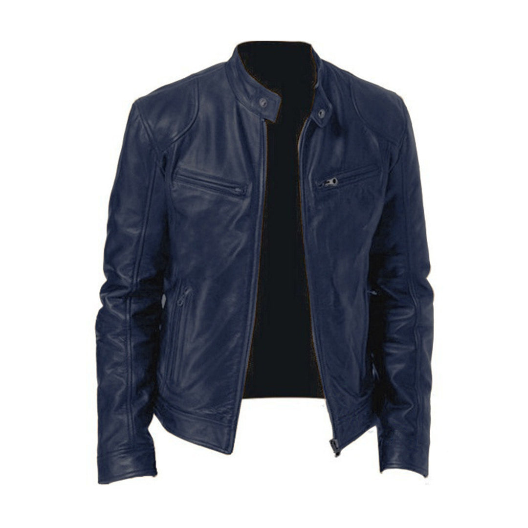 WW | Klassische Herrenlederjacke im Modernen Stil