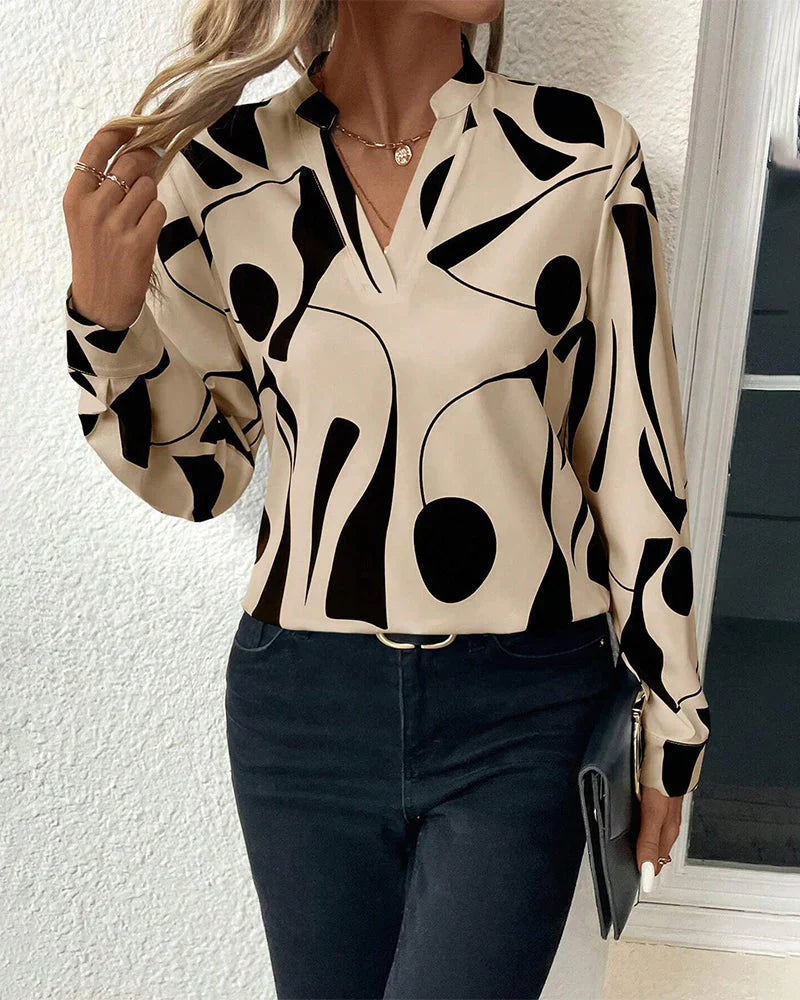WW | printed elegant blouse for women