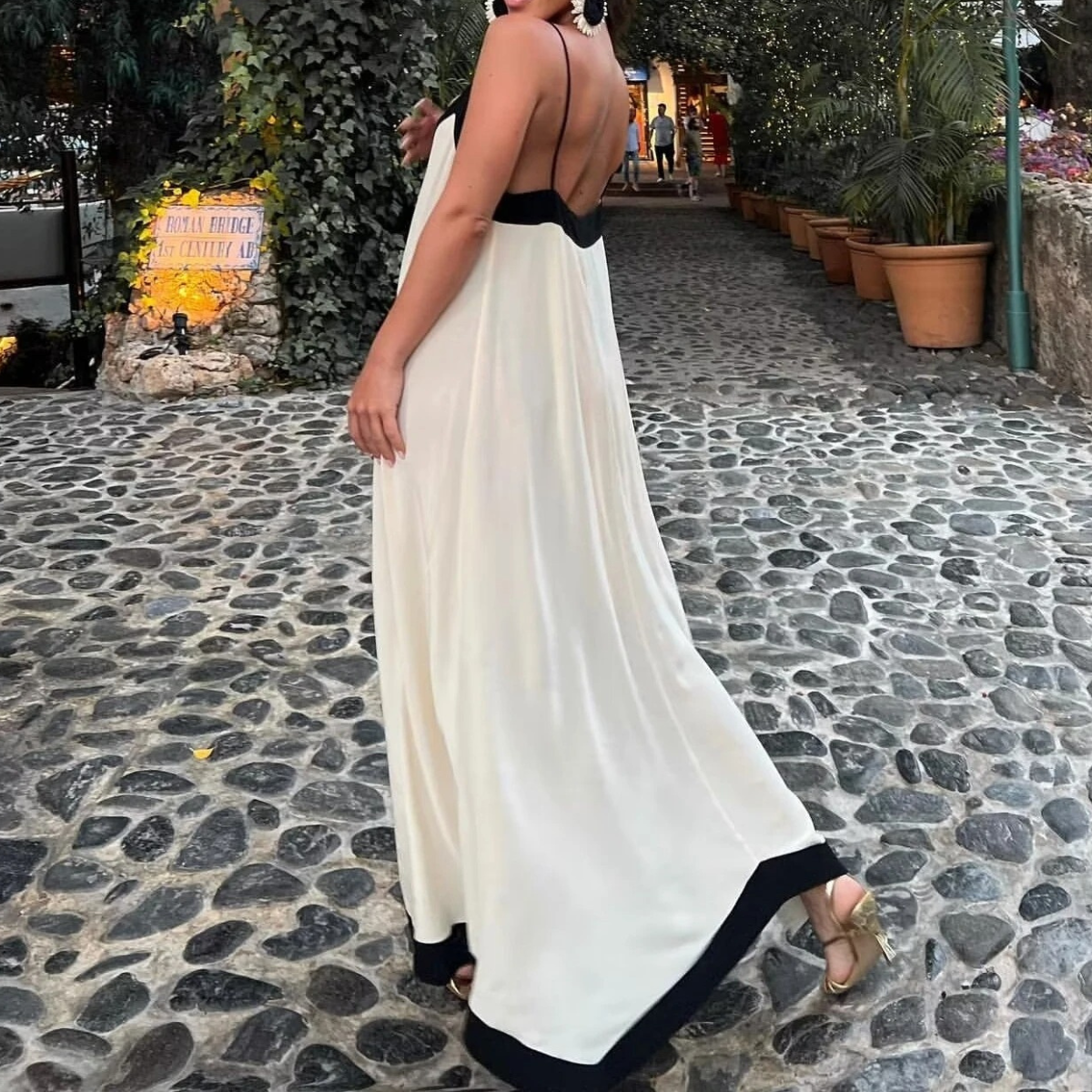 Mélanie | Schickes, fließendes Kleid
