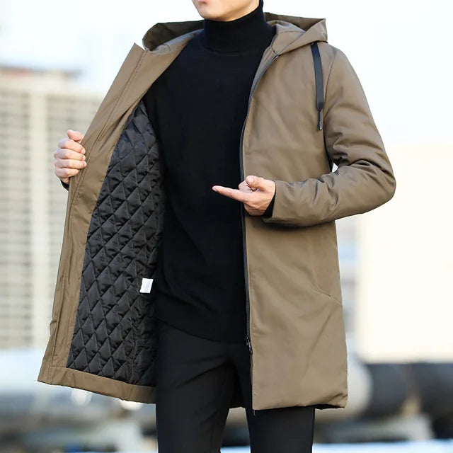 WW | Men's Casual Hooded Parka Jacket