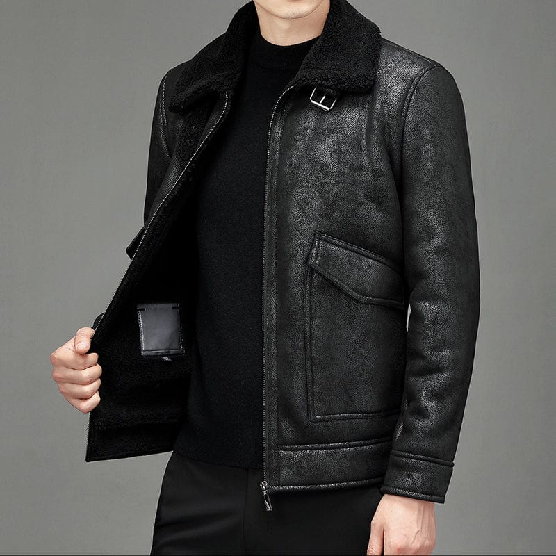 WW | Premium Wildleder Herbstjacke Für Herren