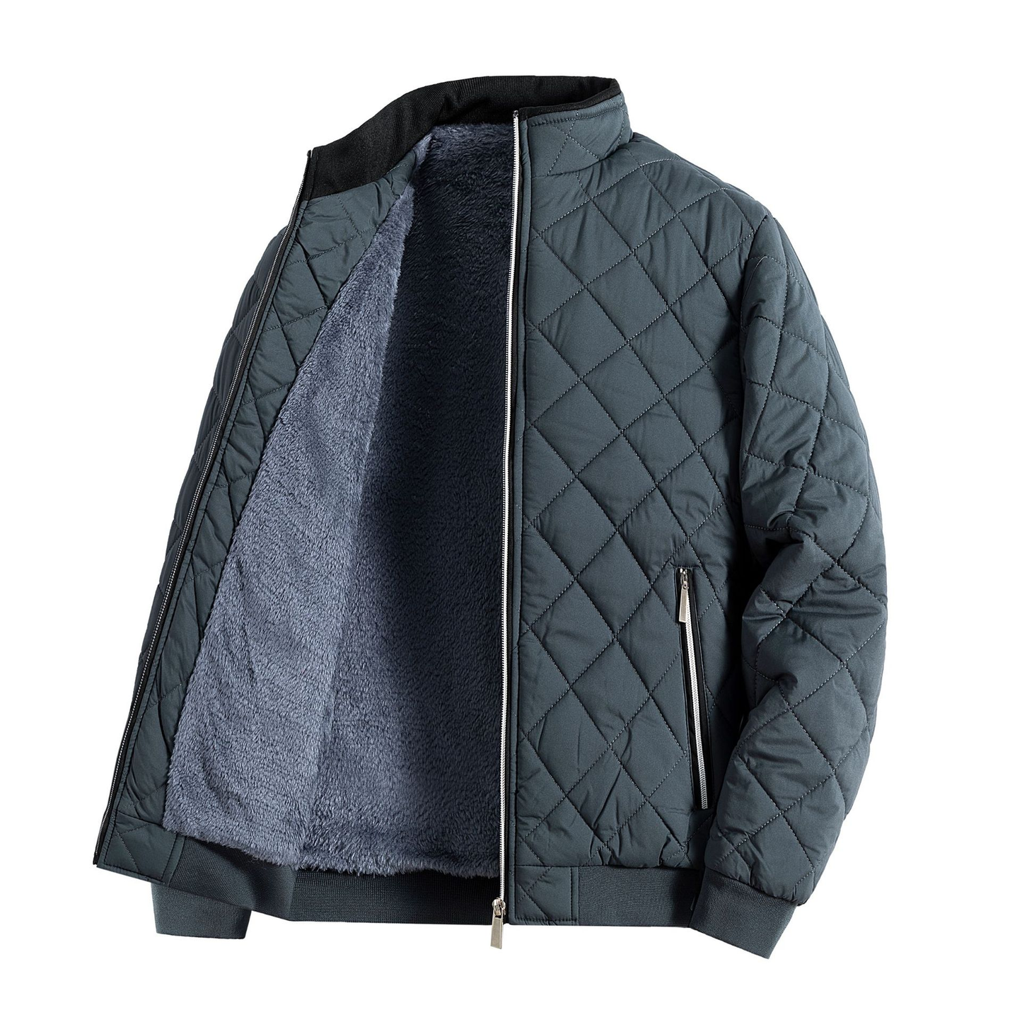 WW | Klassische Fleece Steppjacke mit Reißverschluss