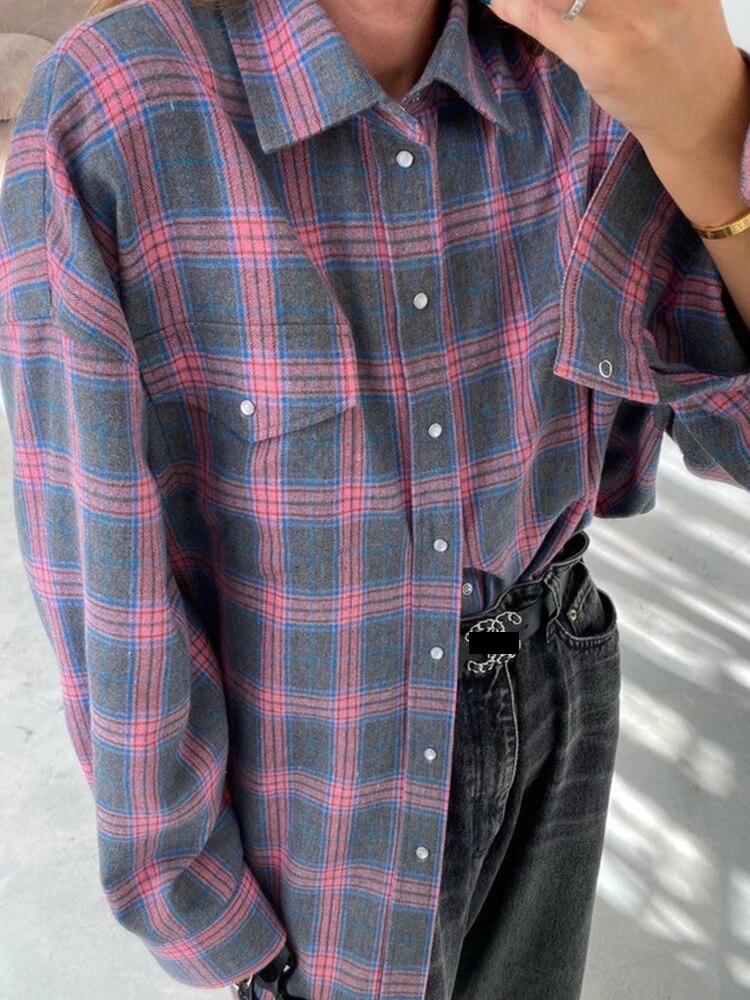 WW Comfort - Oversized Vintage Check Shirt