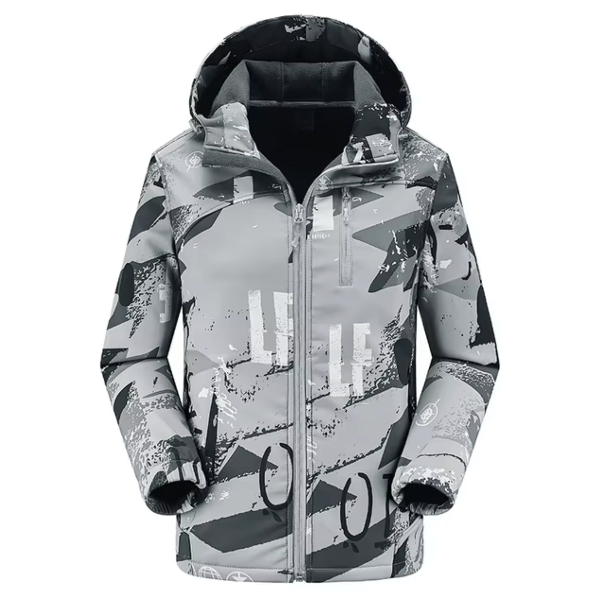 WW | Multifunktionale Wasserfeste Softshell Winterjacke mit Kapuze