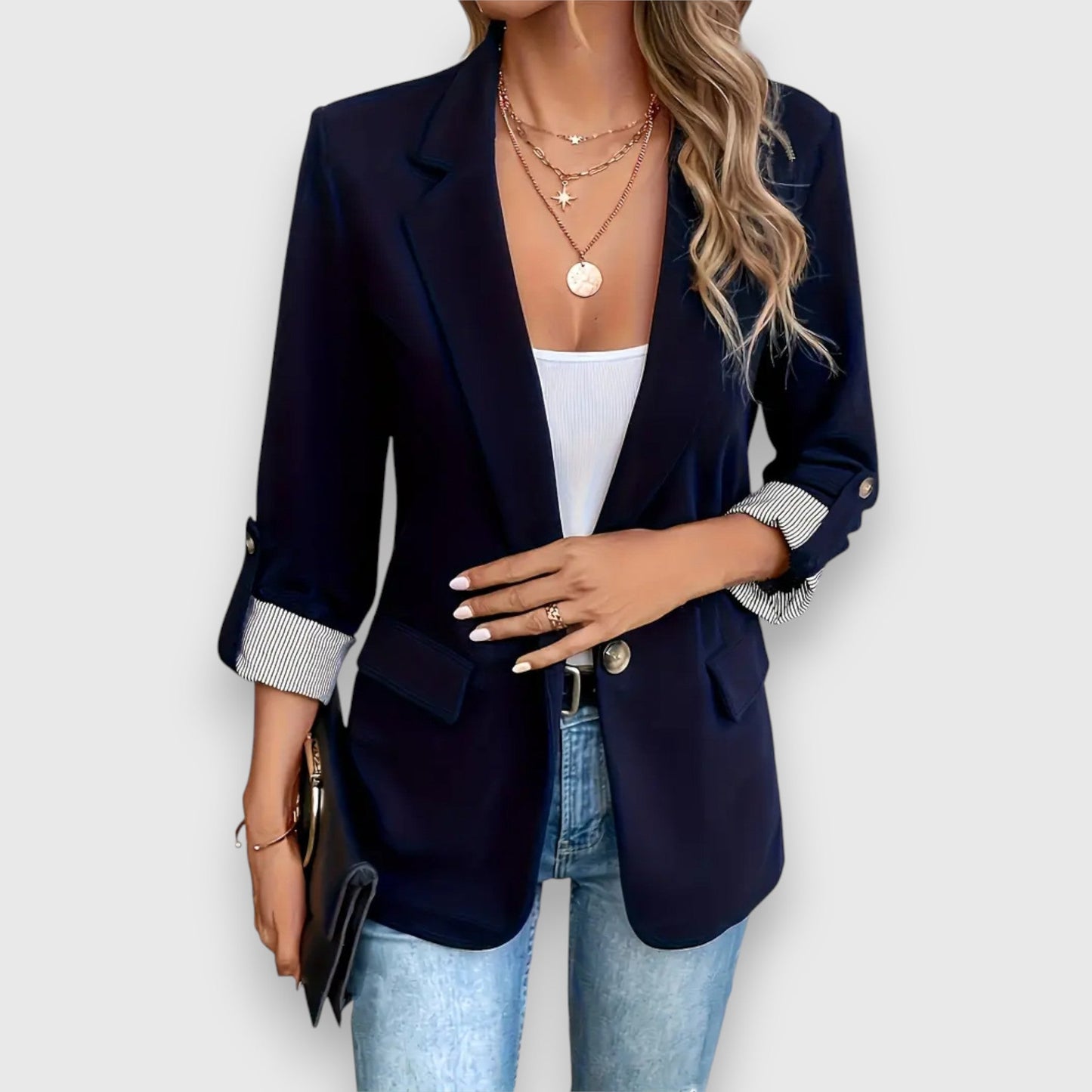 WW | Blazer Tailored Fit Single-Breasted Classic Lapel Versatile Style