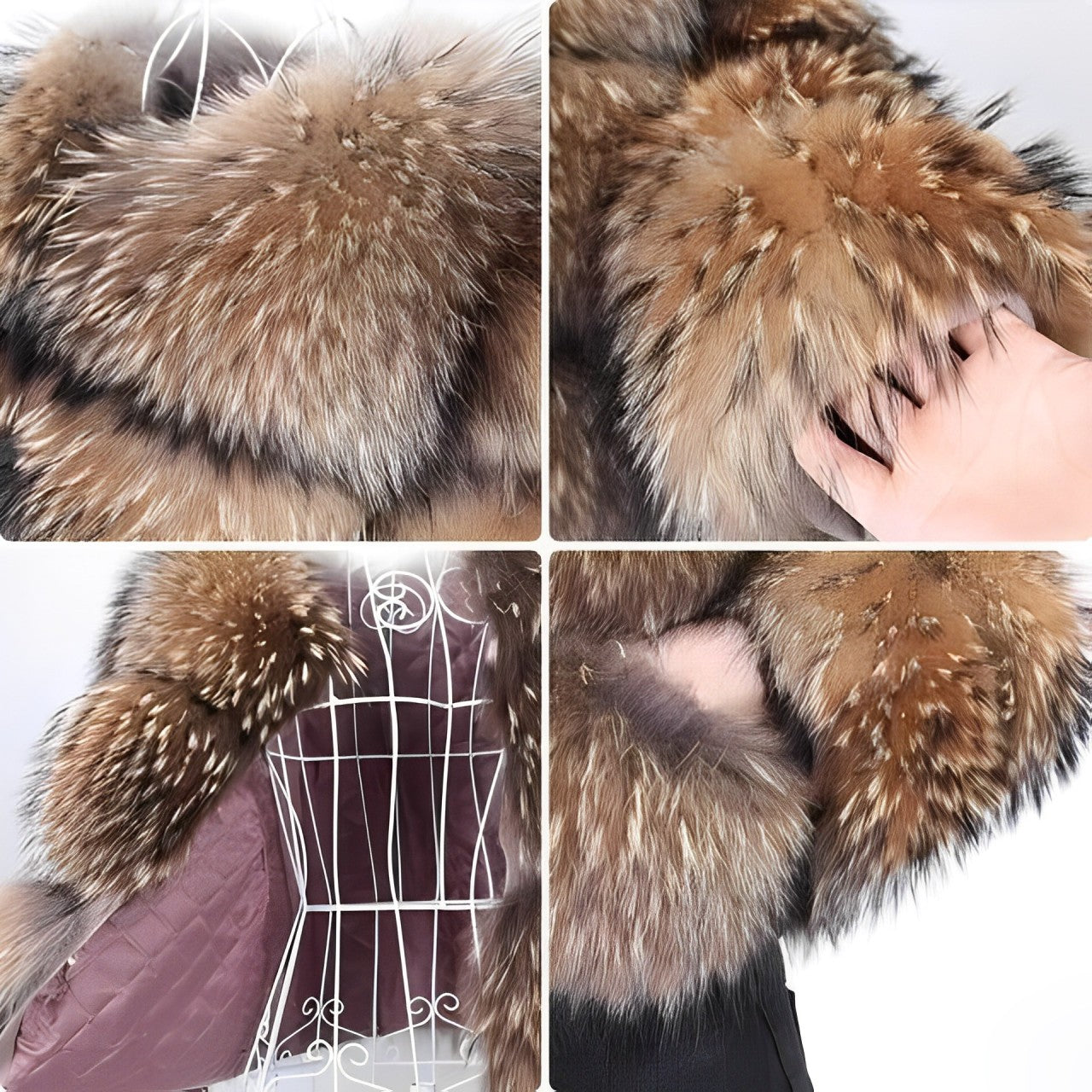WW | Short Fluffy Faux Fur Jacket Winter Jacket for Women