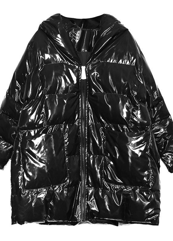 WW | Blue Women's Parkas Casual Coats Winter Hooded Zipper Outwear