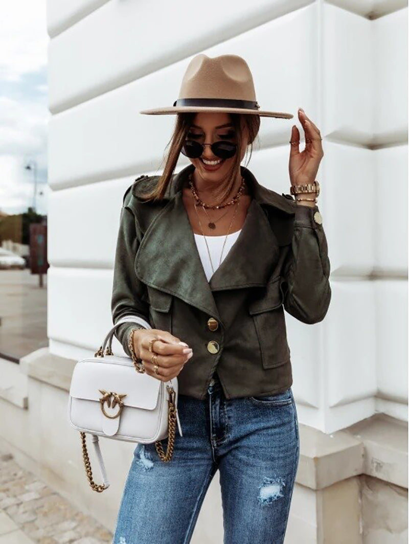 WW | Jacket Stilvolle Wildlederjacke Ist Ein Must Have für Diesen Frühling