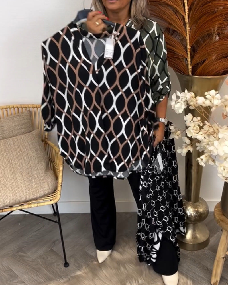 WW | Bluse mit grafischem Druck